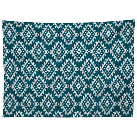 CoastL Studio Coastl Ikat Lagoon Blue Tapestry