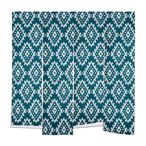 CoastL Studio Coastl Ikat Lagoon Blue Wall Mural