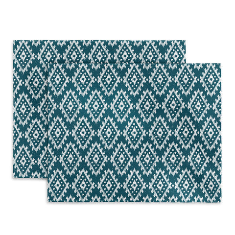 CoastL Studio Coastl Ikat Lagoon Blue Placemat