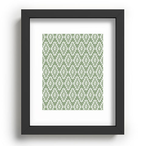 CoastL Studio Coastl Ikat Pistachio Recessed Framing Rectangle