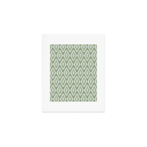 CoastL Studio Coastl Ikat Pistachio Art Print