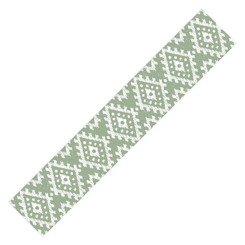 CoastL Studio Coastl Ikat Pistachio Table Runner