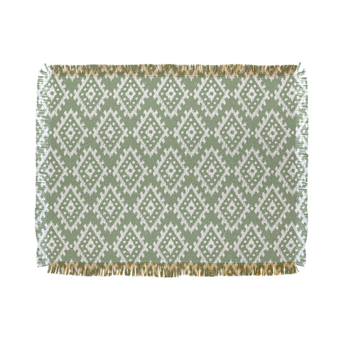 CoastL Studio Coastl Ikat Pistachio Throw Blanket