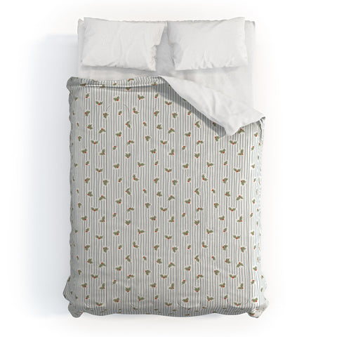 CoastL Studio Hand Drawn Holly Stripe Comforter