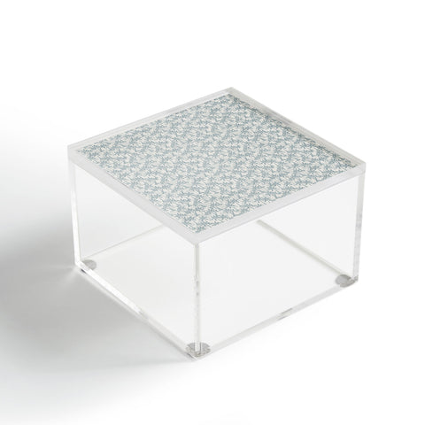 CoastL Studio Palm Forest Coastal Blue Acrylic Box