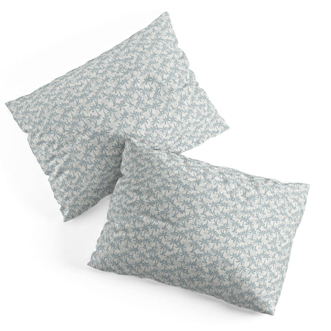CoastL Studio Palm Forest Coastal Blue Pillow Shams