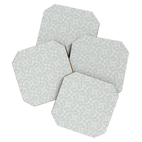 CoastL Studio Palm Ogee Coaster Set