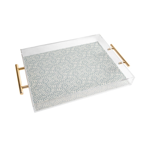 CoastL Studio Palm Ogee Acrylic Tray