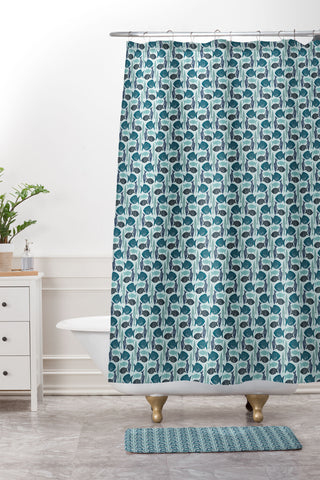 CoastL Studio Reef Fish Shower Curtain And Mat
