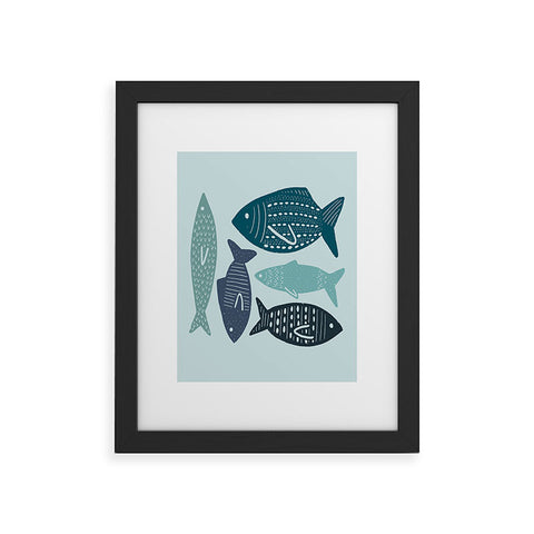 CoastL Studio Reef Fish Framed Art Print