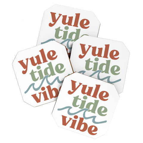 CoastL Studio YuleTide Vibe Coaster Set