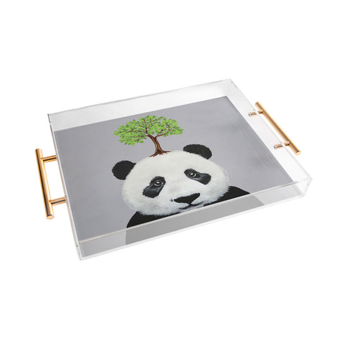 Coco de Paris A Panda with a tree Acrylic Tray