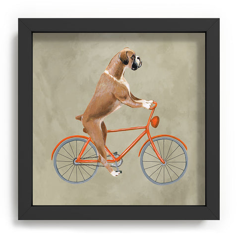 Coco de Paris Boxer on bicycle Recessed Framing Square