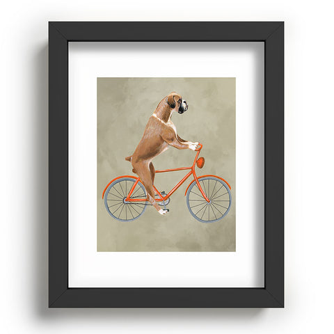 Coco de Paris Boxer on bicycle Recessed Framing Rectangle