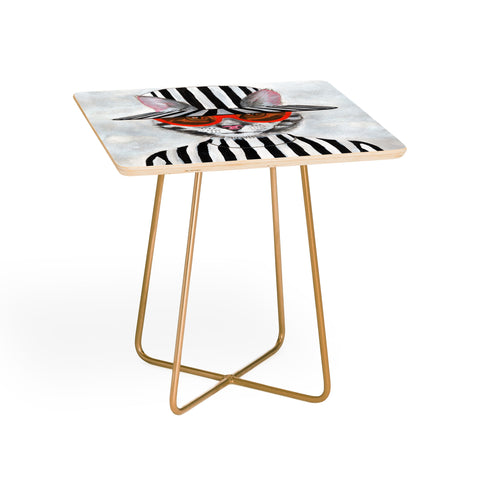 Coco de Paris Cat in stripy mood Side Table