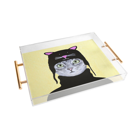 Coco de Paris Cat with cat cap Acrylic Tray