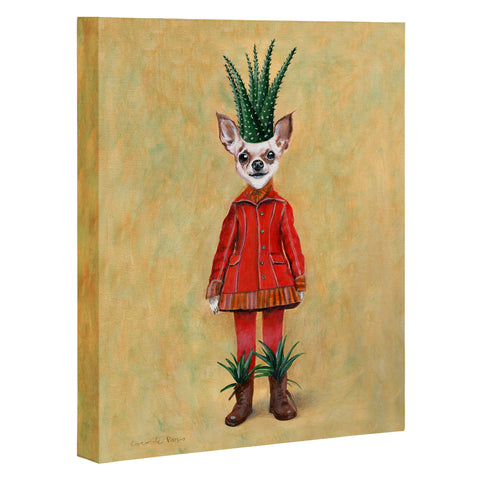 Coco de Paris Chihuahua Cactus Art Canvas