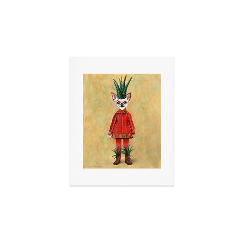 Coco de Paris Chihuahua Cactus Art Print