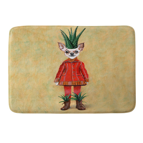 Coco de Paris Chihuahua Cactus Memory Foam Bath Mat