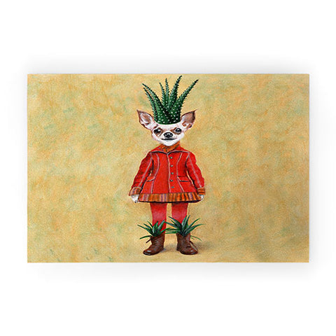 Coco de Paris Chihuahua Cactus Welcome Mat