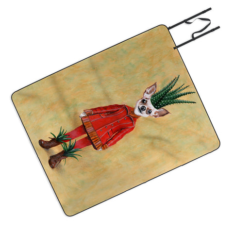 Coco de Paris Chihuahua Cactus Picnic Blanket