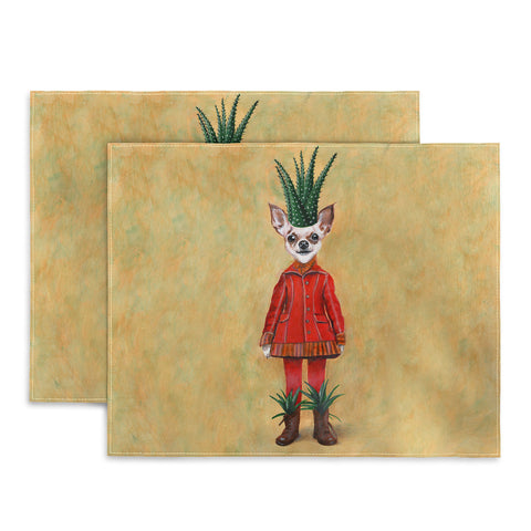 Coco de Paris Chihuahua Cactus Placemat