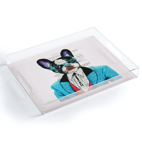 Coco de Paris Clever Bulldog Acrylic Tray