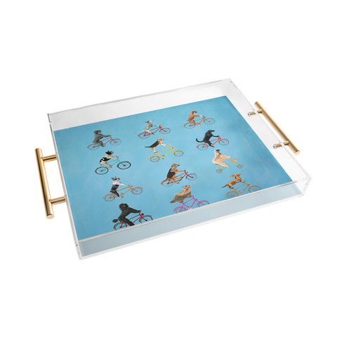Coco de Paris Cycling Dogs Acrylic Tray