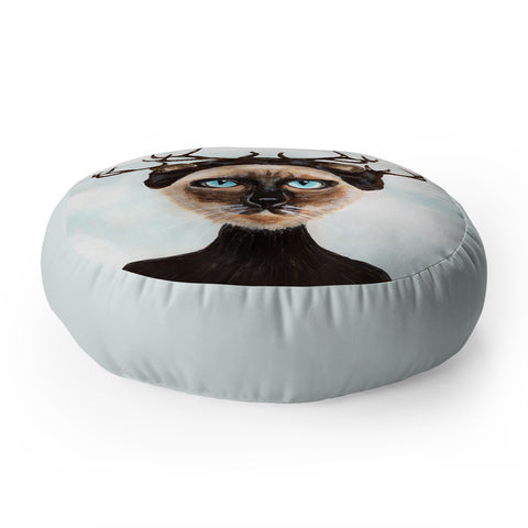 Coco de Paris Deer Cat Floor Pillow Round