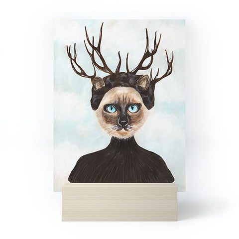 Coco de Paris Deer Cat Mini Art Print