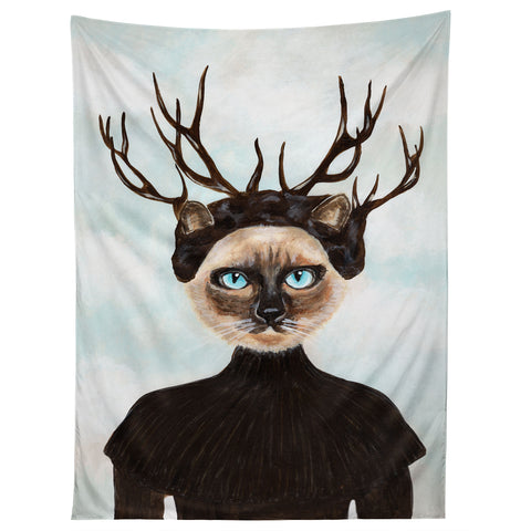 Coco de Paris Deer Cat Tapestry