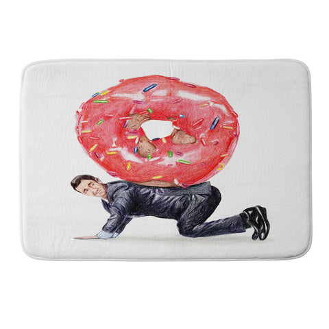 Coco de Paris Donut Man Memory Foam Bath Mat
