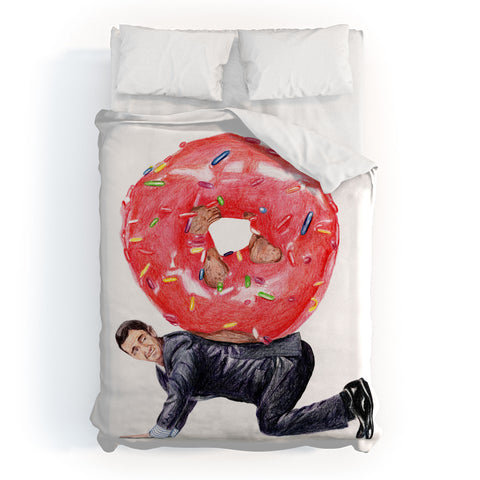 Coco de Paris Donut Man Duvet Cover