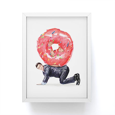 Coco de Paris Donut Man Framed Mini Art Print