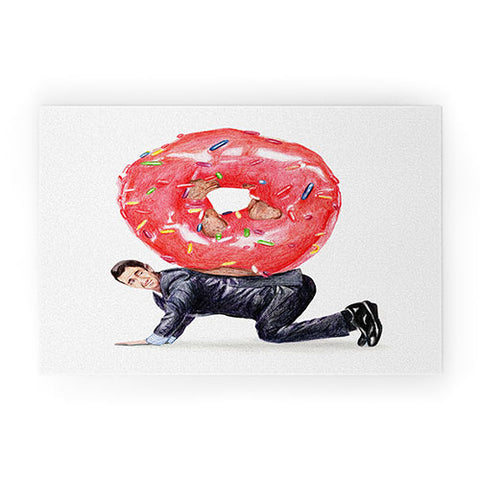 Coco de Paris Donut Man Welcome Mat