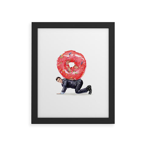 Coco de Paris Donut Man Framed Art Print