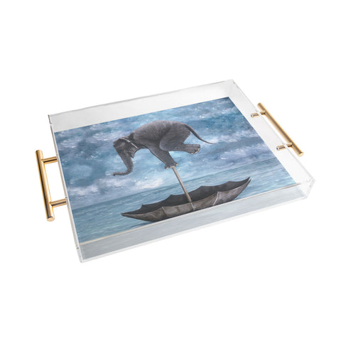 Coco de Paris Elephant in balance Acrylic Tray