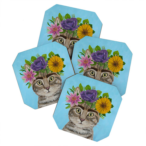 Coco de Paris Frida Kahlo Cat Coaster Set