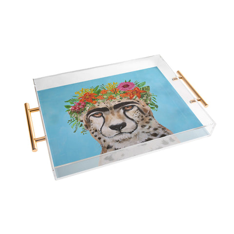 Coco de Paris Frida Kahlo Cheetah Acrylic Tray