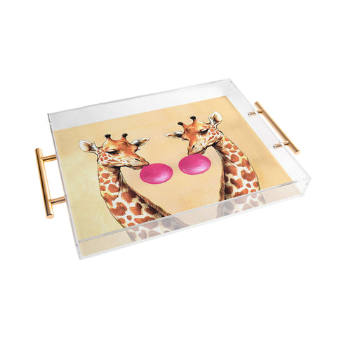 Coco de Paris Giraffes with bubblegum 1 Acrylic Tray