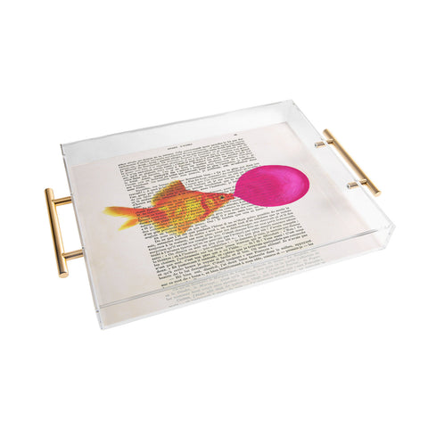 Coco de Paris Goldfish With Bubblegum Acrylic Tray