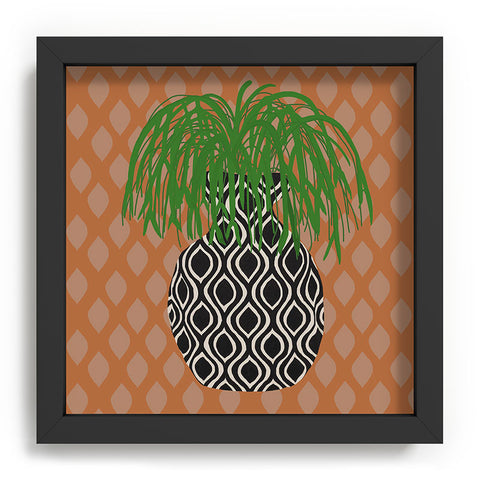 Coco de Paris Green plant retro style 3 Recessed Framing Square