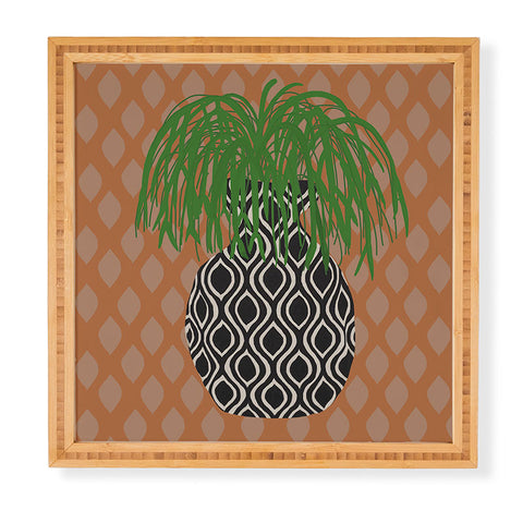Coco de Paris Green plant retro style 3 Framed Wall Art