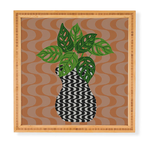 Coco de Paris Green plant retro style 4 Framed Wall Art
