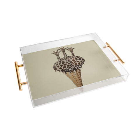 Coco de Paris Icecream giraffes Acrylic Tray