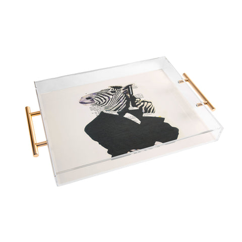 Coco de Paris James Bond Zebra Acrylic Tray
