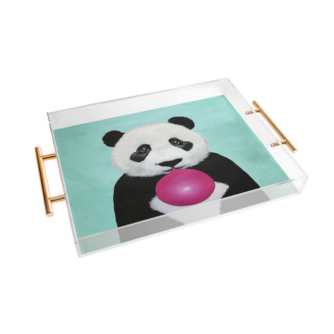 Coco de Paris Panda blowing bubblegum Acrylic Tray