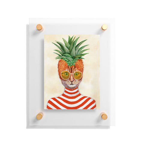 Coco de Paris Pineapple Cat Floating Acrylic Print