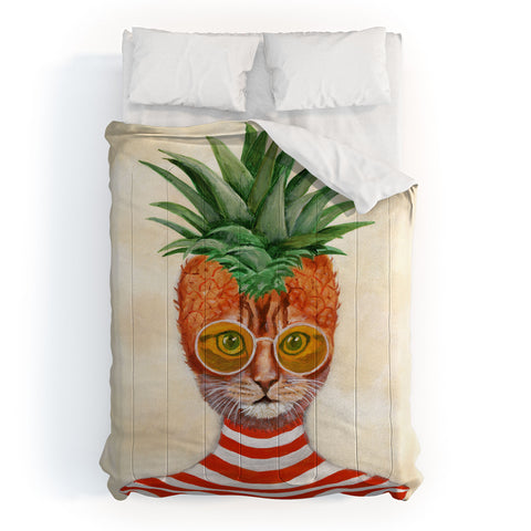 Coco de Paris Pineapple Cat Comforter