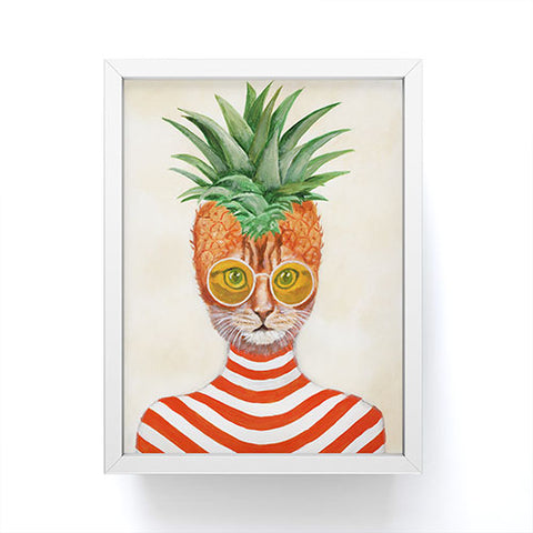 Coco de Paris Pineapple Cat Framed Mini Art Print